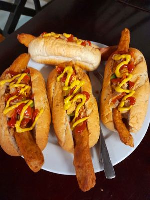 Mexican hotdogs 🌭 at Filthy Vegan in Ho Chi Minh City