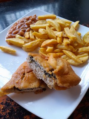 Vegan fish and chips 🍟 at Filthy Vegan in Ho Chi Minh City