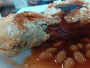 Creamy chicken and mushroom pie at Filthy Vegan in Ho Chi Minh City