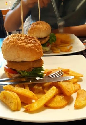 Burgers at Filthy Vegan in Ho Chi Minh City