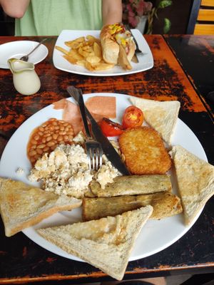 Full english at Filthy Vegan in Ho Chi Minh City
