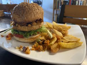 Sloppy Mexican Burger   at Filthy Vegan in Ho Chi Minh City
