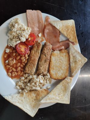 Vegan Full English Breakfast at Filthy Vegan in Ho Chi Minh City