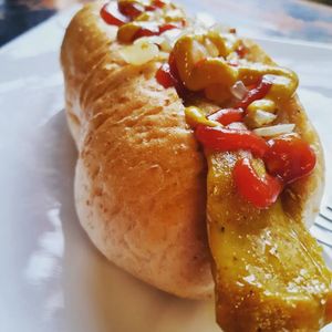 WEEKLY SPECIAL. Curry hotdog 🌭 80,000 at Filthy Vegan in Ho Chi Minh City