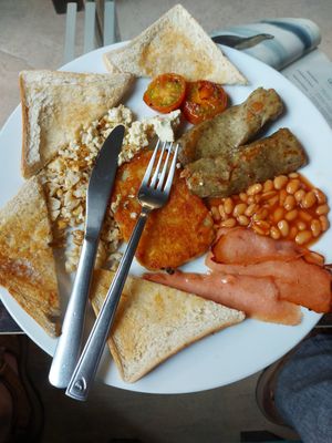 Full English at Filthy Vegan in Ho Chi Minh City