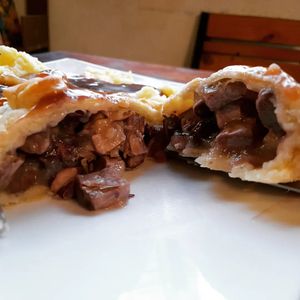 No steak and kidney bean pie at Filthy Vegan in Ho Chi Minh City