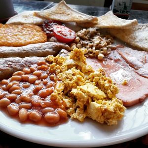 Full English Breakfast at Filthy Vegan in Ho Chi Minh City