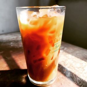 Vegan iced white coffee at Filthy Vegan in Ho Chi Minh City