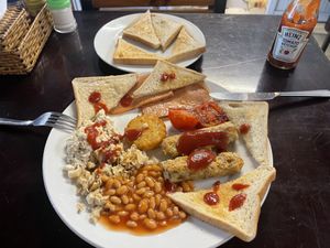 Extra toast  at Filthy Vegan in Ho Chi Minh City