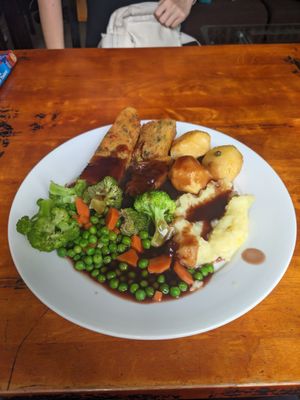 Sunday roast at Filthy Vegan in Ho Chi Minh City