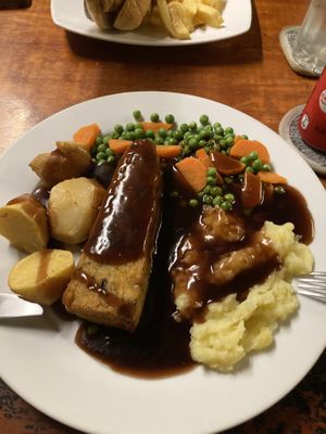 Lentil Bake roast dinner!   at Filthy Vegan in Ho Chi Minh City