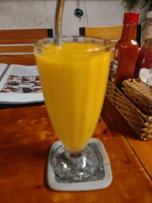 Mango smoothie at Filthy Vegan in Ho Chi Minh City