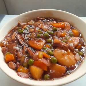 No Beef vegan Irish Stew at Filthy Vegan in Ho Chi Minh City