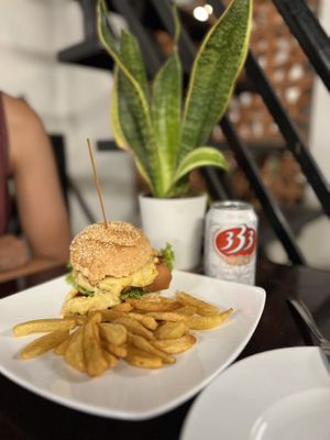 burguer  at Filthy Vegan in Ho Chi Minh City