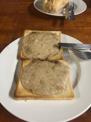 Marmite and cheese toast   at Filthy Vegan in Ho Chi Minh City