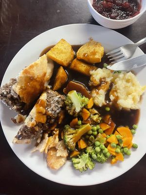 Lard Christmas dinner  #Veganuary at Filthy Vegan in Ho Chi Minh City