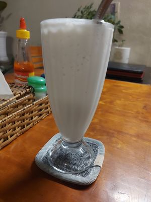 Coconut shake at Filthy Vegan in Ho Chi Minh City