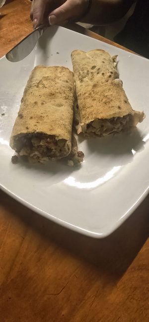 Vegan wrap at Filthy Vegan in Ho Chi Minh City