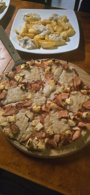 Hawaii pizza at Filthy Vegan in Ho Chi Minh City