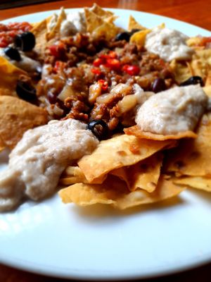 Vegan nachos at Filthy Vegan in Ho Chi Minh City