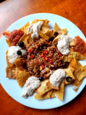 Vegan nachos at Filthy Vegan in Ho Chi Minh City