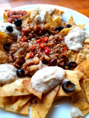 Vegan nachos at Filthy Vegan in Ho Chi Minh City