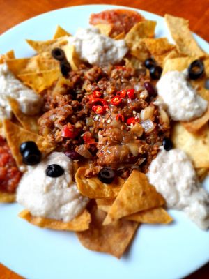 Vegan nachos at Filthy Vegan in Ho Chi Minh City