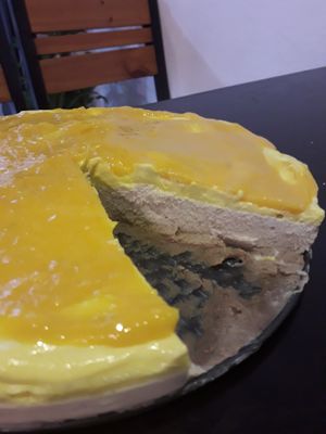 Vegan cheesecake. Mango & coconut.  at Filthy Vegan in Ho Chi Minh City