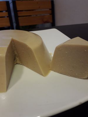 Our homemade vegan cashew cheese at Filthy Vegan in Ho Chi Minh City