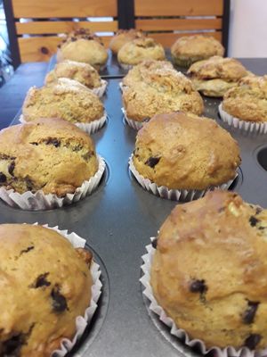 Vegan muffins. Yum at Filthy Vegan in Ho Chi Minh City