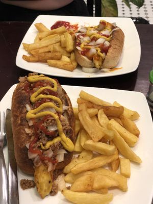 Mexican dog at Filthy Vegan in Ho Chi Minh City