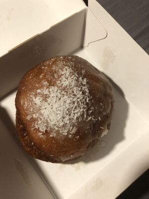 Coconut donut at Filthy Vegan in Ho Chi Minh City