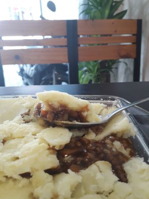Vegan cottage pie at Filthy Vegan in Ho Chi Minh City