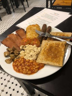 Full English at Filthy Vegan in Ho Chi Minh City