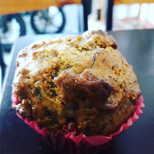 Banana and walnut muffin at Filthy Vegan in Ho Chi Minh City