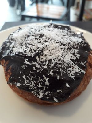 Sticky chocolate with coconut at Filthy Vegan in Ho Chi Minh City