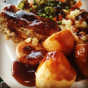 Roast dinner at Filthy Vegan in Ho Chi Minh City