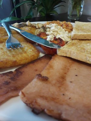 Vegan Full English Breakfast at Filthy Vegan in Ho Chi Minh City