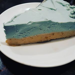 Blueberry cheesecake at Filthy Vegan in Ho Chi Minh City