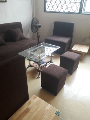 Upstairs. Sofas, bean bags, board games and a street view at Filthy Vegan in Ho Chi Minh City