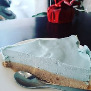 Blueberry cashew cheesecake with tofu at Filthy Vegan in Ho Chi Minh City