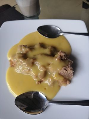 Apple cramble at Filthy Vegan in Ho Chi Minh City