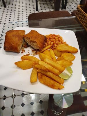 Vegan fish and chips at Filthy Vegan in Ho Chi Minh City