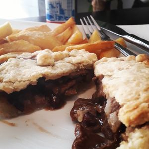 Vegan steak and kidney beans pie at Filthy Vegan in Ho Chi Minh City