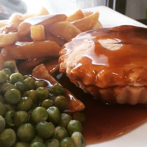 Vegan chicken and mushroom pie at Filthy Vegan in Ho Chi Minh City