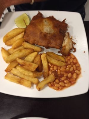 Fish n chips at Filthy Vegan in Ho Chi Minh City