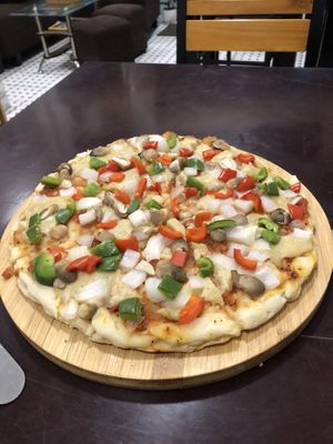 Vegan pizza   at Filthy Vegan in Ho Chi Minh City