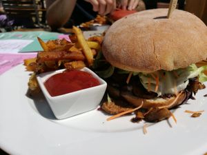 Gyros Sandwich at Green Flamingo in Innsbruck