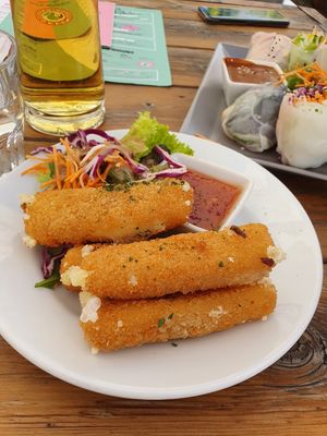 No-cheese stick at Green Flamingo in Innsbruck