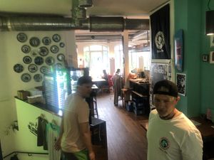 Kaspar & head chef   at Green Flamingo in Innsbruck